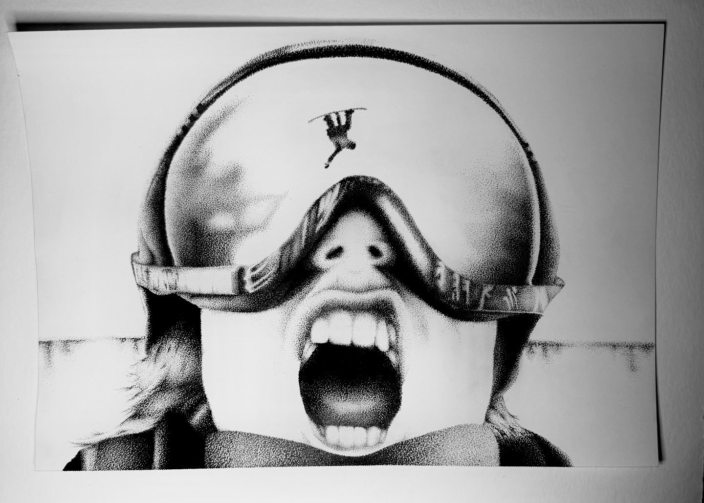 "AIR" 7X10 INK ON PAPER