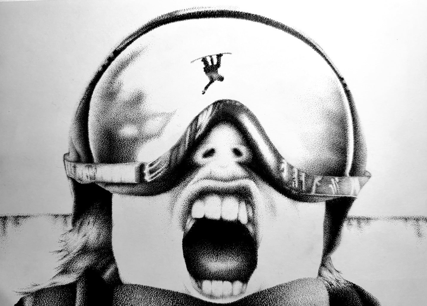 "AIR" 7X10 INK ON PAPER