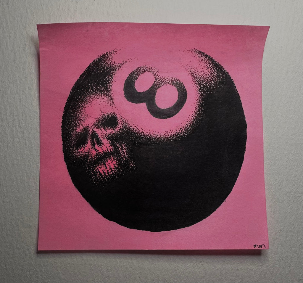 “8 BALL” STICKY NOTE COLLECTIBLE
