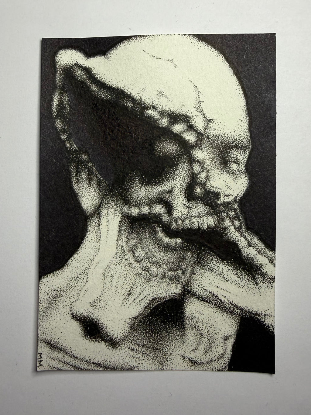 "SHEDDING" 3X4 INK ON PAPER