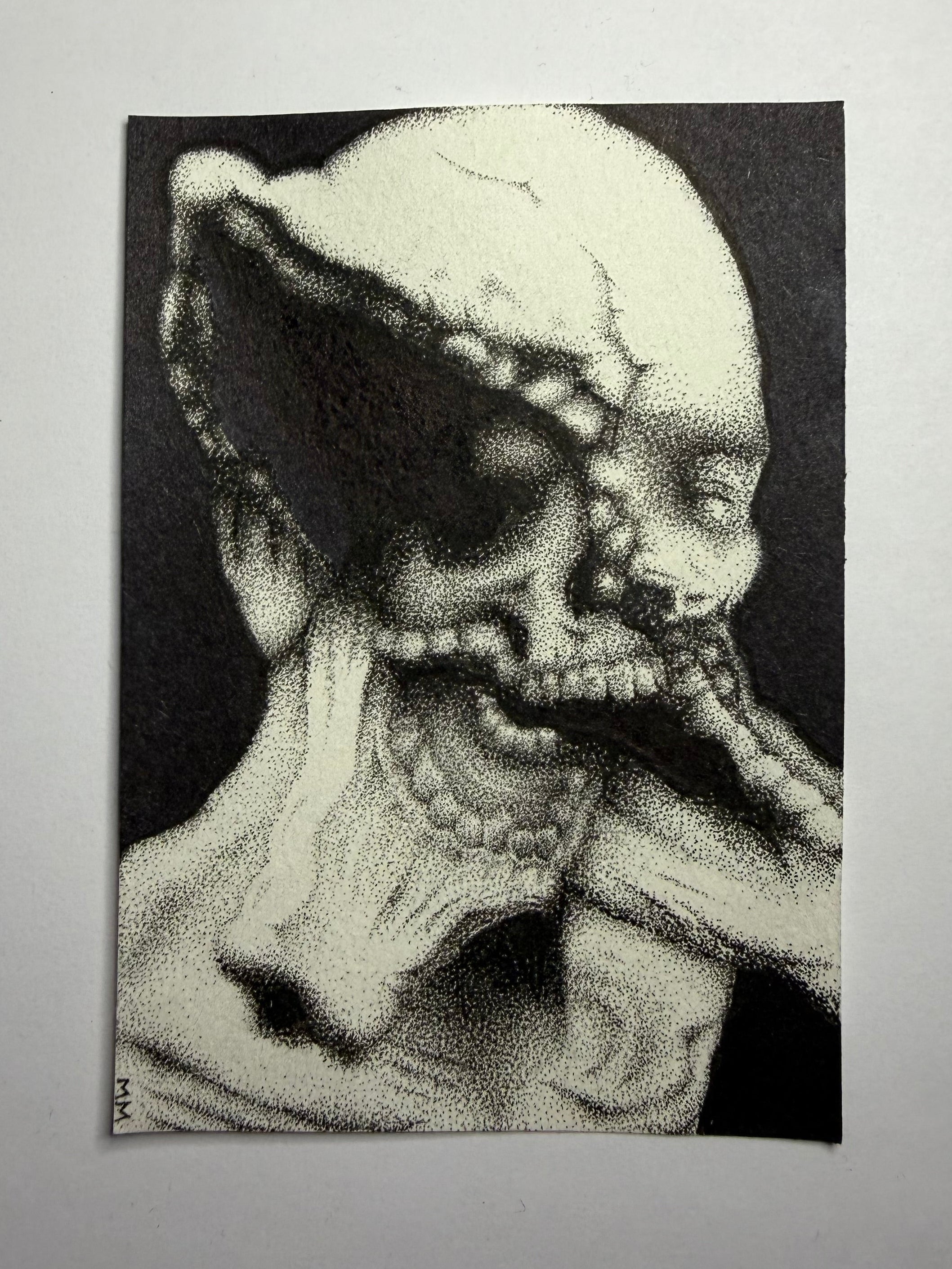 "SHEDDING" 3X4 INK ON PAPER